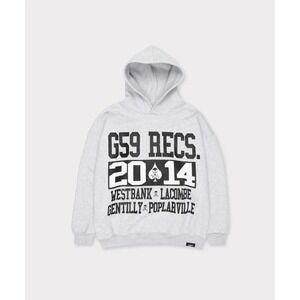SuicideBoys G59 Records Back Woods Hoodie Heather Grey 2014 Merch Size XL NWT